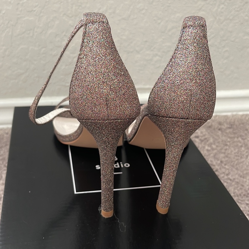 Nwt Db Studio High Heels Multicolor Sparkle Size … - image 3